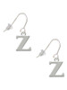 Large Greek Letter - Zeta - French Earrings