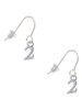 Small Number - 2 - French Earrings