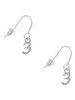 Small Number - 3 - French Earrings