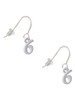 Small Number - 6 - French Earrings