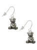 Teddy Bear French Earrings
