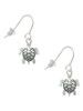 Sea Turtle French Earrings