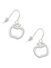 Apple Outline French Earrings