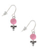 Pink Baby Rattle French Earrings