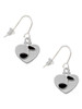 Music Note in Heart French Earrings
