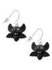 Resin Bat Buddy French Earrings