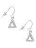 Large Greek Letter - Delta - French Earrings