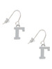 Large Greek Letter - Gamma - French Earrings