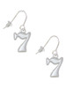 Medium Lucky 7 French Earrings