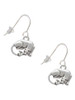 Panther French Earrings
