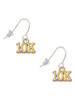 Gold Tone 10K French Earrings