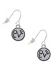 Love in Circle French Earrings