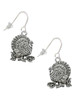 Antiqued Turkey French Earrings