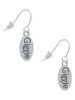 Giggle Oval French Earrings