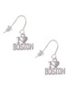 I 'Heart' Boston French Earrings