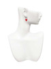 Card Suit - Red Heart French Earrings