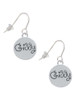 Giddy Circle French Earrings