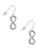 Infinity Rope French Earrings