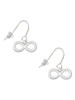 Medium Infinity Sign French Earrings