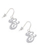 Small Gelato Script Initial - & - French Earrings