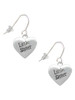 Little Sister Heart French Earrings