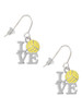 Love with Water Polo Ball French Earrings