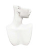 Two Tone Champagne Bottle French Earrings