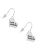 Small Lord Guide Me Heart French Earrings