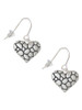 Pebble Heart French Earrings