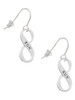 Run Infinity Sign French Earrings