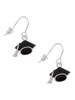 3-D Graduation Hat French Earrings