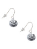 Small Jack O'Lantern with Stem French Earrings