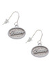 Believe - Oval Seal French Earrings