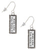 Ride Like You Stole It French Earrings