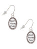 Best Mom Ever Oval French Earrings
