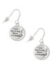 I Love You to the Moon and Back French Earrings