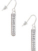 Fearless Bar French Earrings