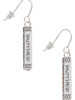 Mother Daughter Friends Forever Bar French Earrings