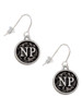 Nurse Caduceus Seal - NP French Earrings