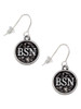 Nurse Caduceus Seal - BSN French Earrings