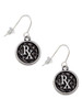 Medical Caduceus Seal - Rx French Earrings