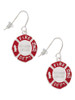 Always Loved Fire Department Shield French Earrings