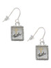 Shadow Box ''Faith'' with Gold Tone Cross French Earrings
