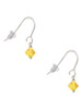 Sunflower - 6mm Crystal Bicone French Earrings