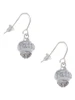 Faith on White Spinners French Earrings