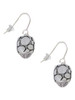Flat Pebbles Spinner French Earrings