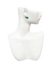 Acrylic 3/4" Green Megaphone Clip On Earrings