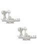 Volleyball Mom Clip On Earrings