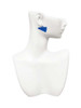 Acrylic 1.25" Royal Blue Megaphone Clip On Earrings