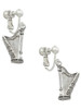 Harp Clip On Earrings